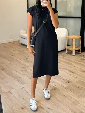 Go To T-Shirt Dress | Black |  Plus Available