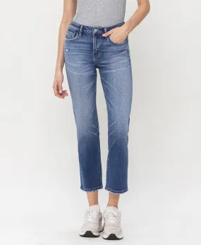 Impartially - Mid Rise Straight Jeans