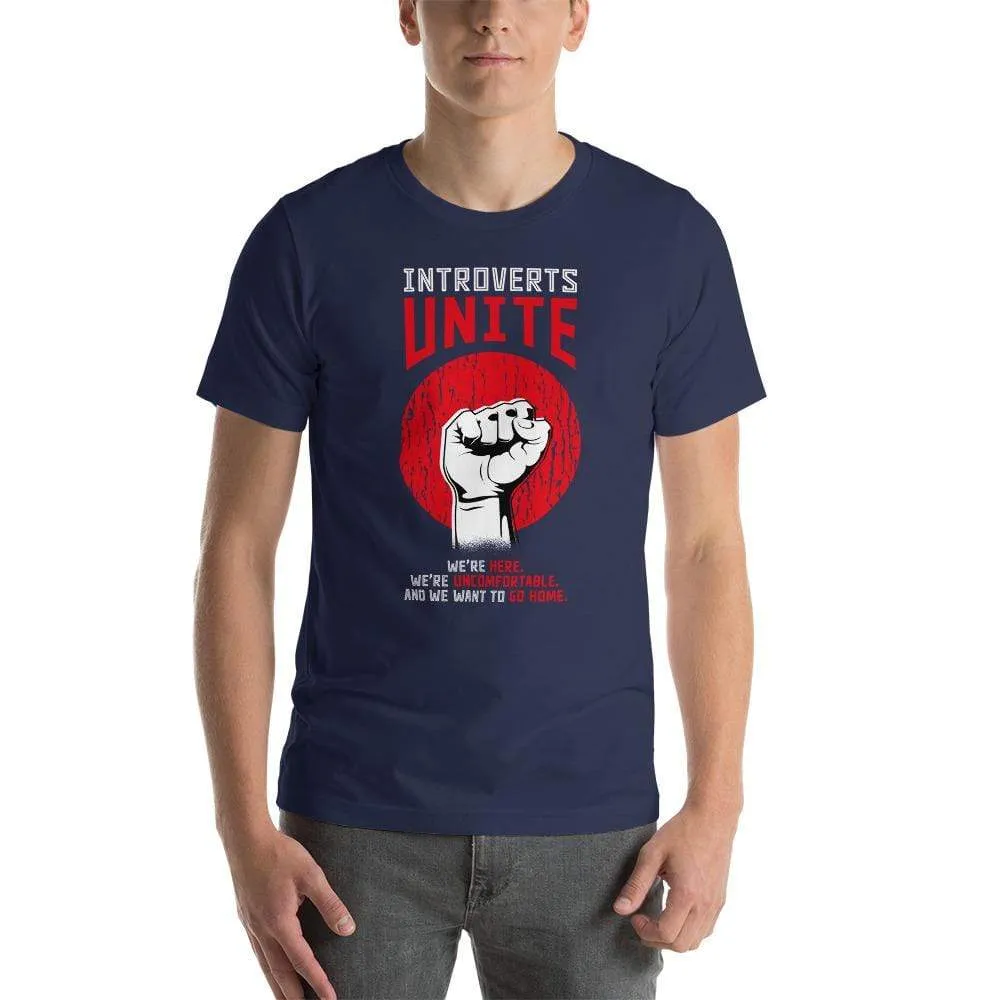 Introverts unite! - Basic T-Shirt