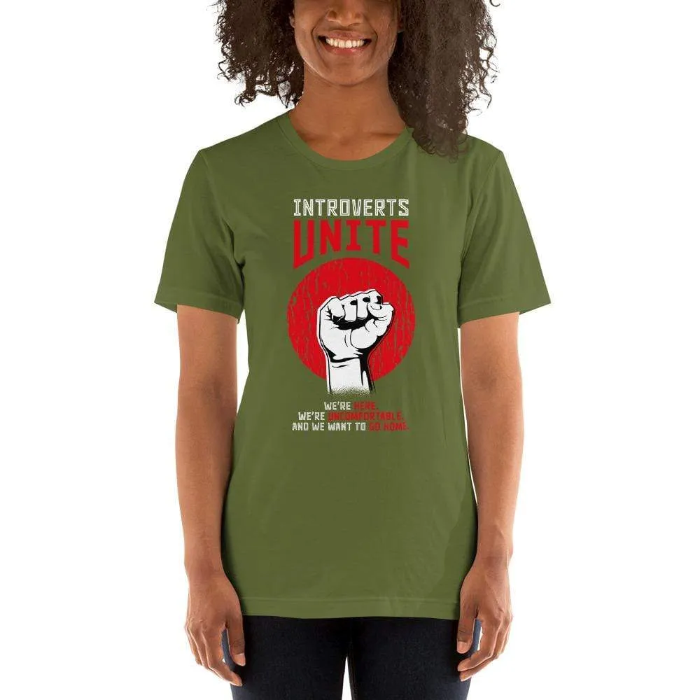 Introverts unite! - Basic T-Shirt