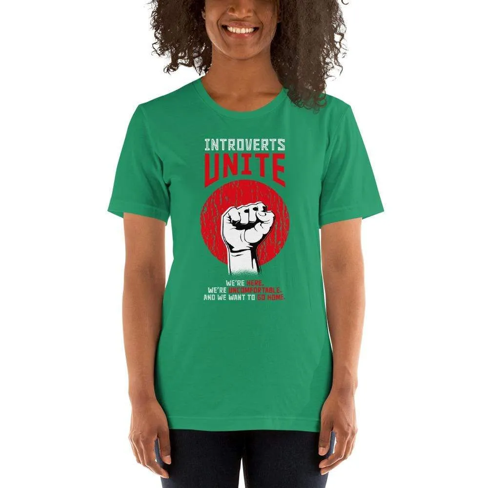 Introverts unite! - Basic T-Shirt