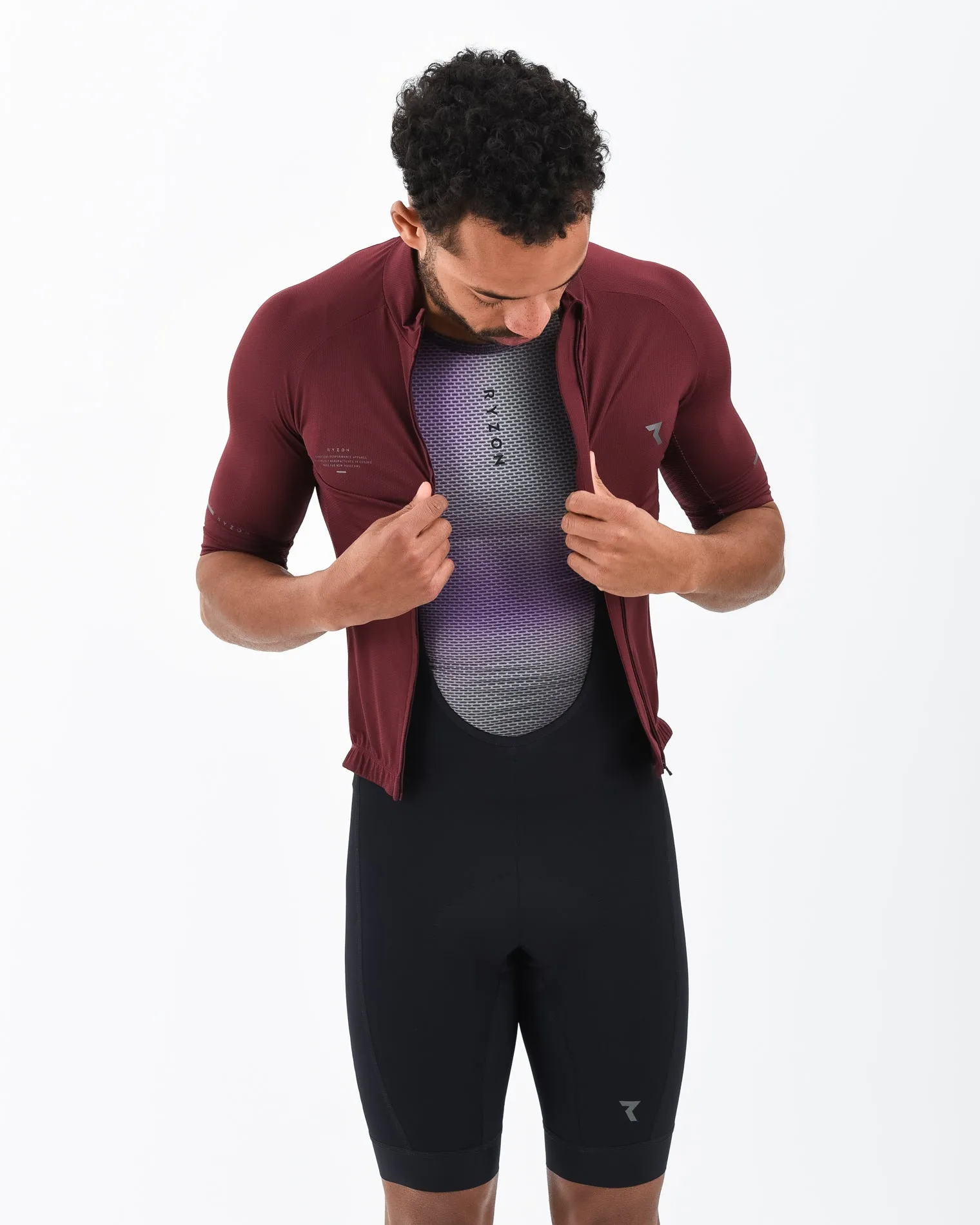 Iridescent Cycling Mesh Jersey Men