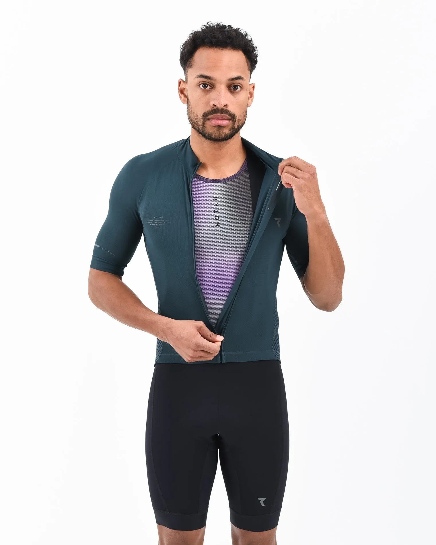 Iridescent Cycling Mesh Jersey Men