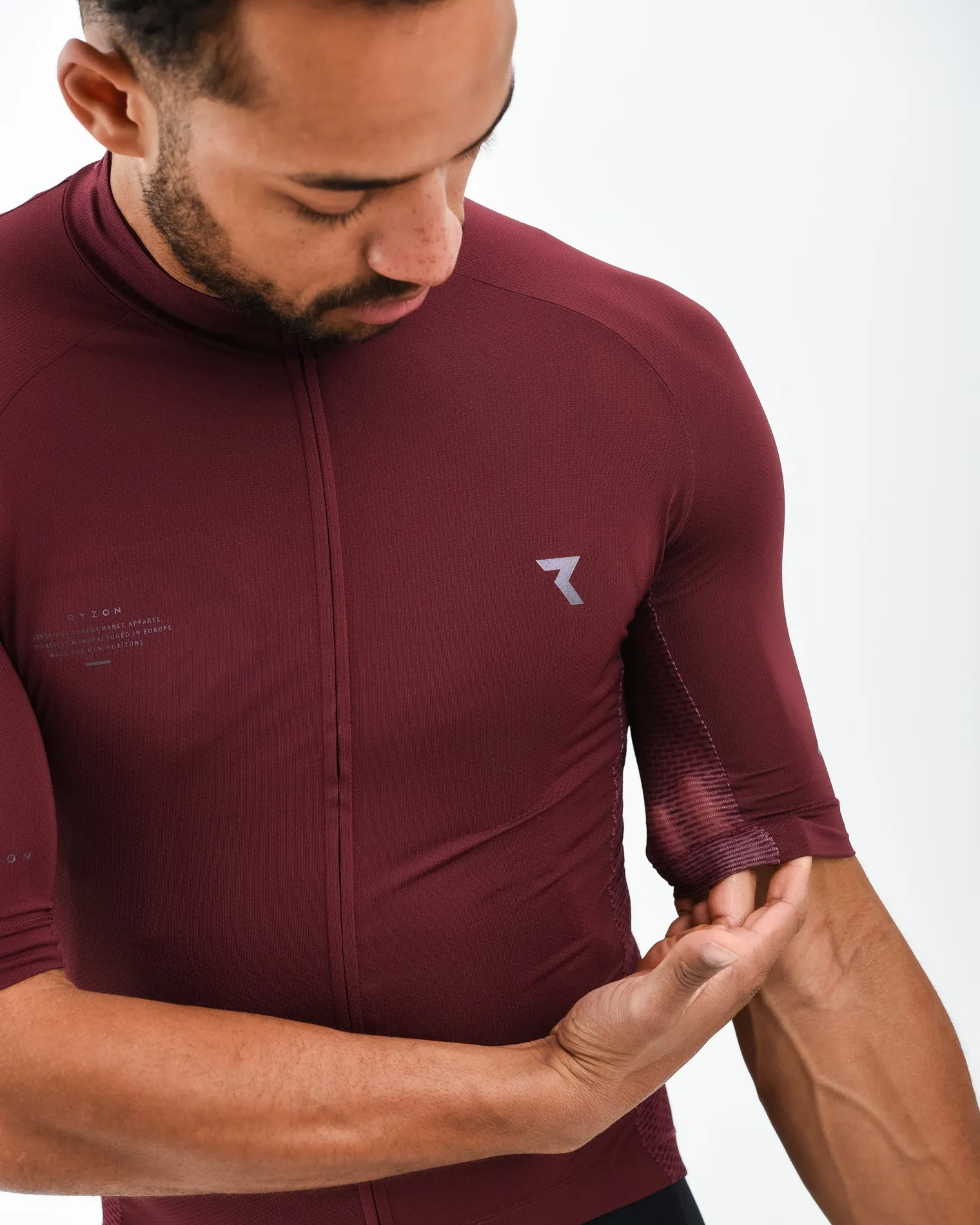 Iridescent Cycling Mesh Jersey Men
