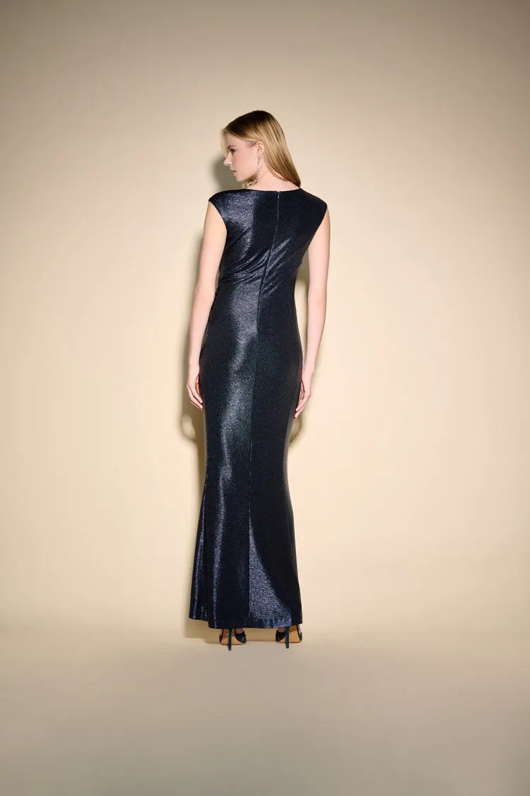 J.R 233713 Cap Sleeve Maxi Dress