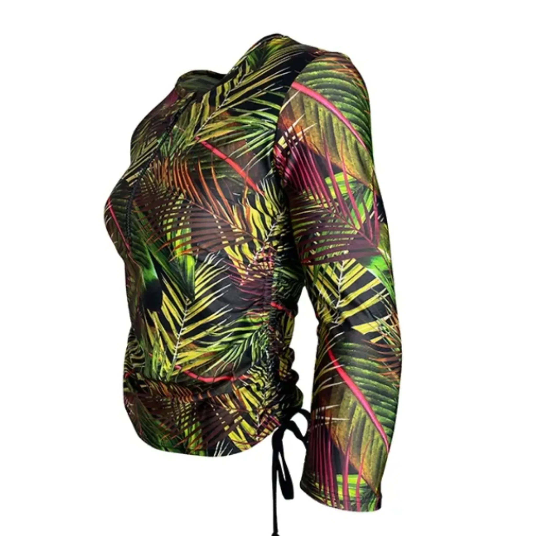 Leah Swim Top: Palm