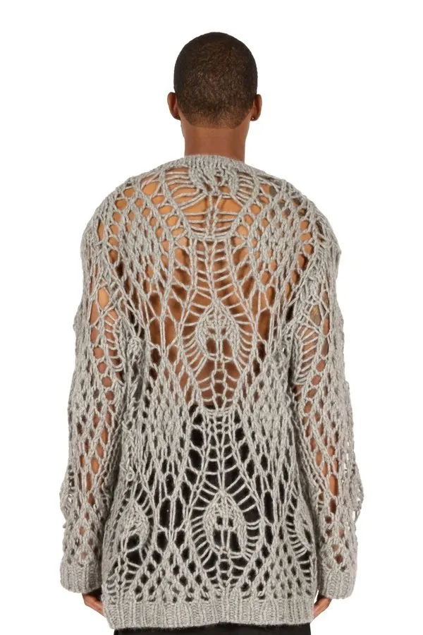 Loose Hand Knitted Design Sweater