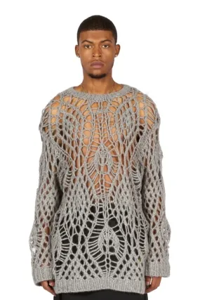 Loose Hand Knitted Design Sweater