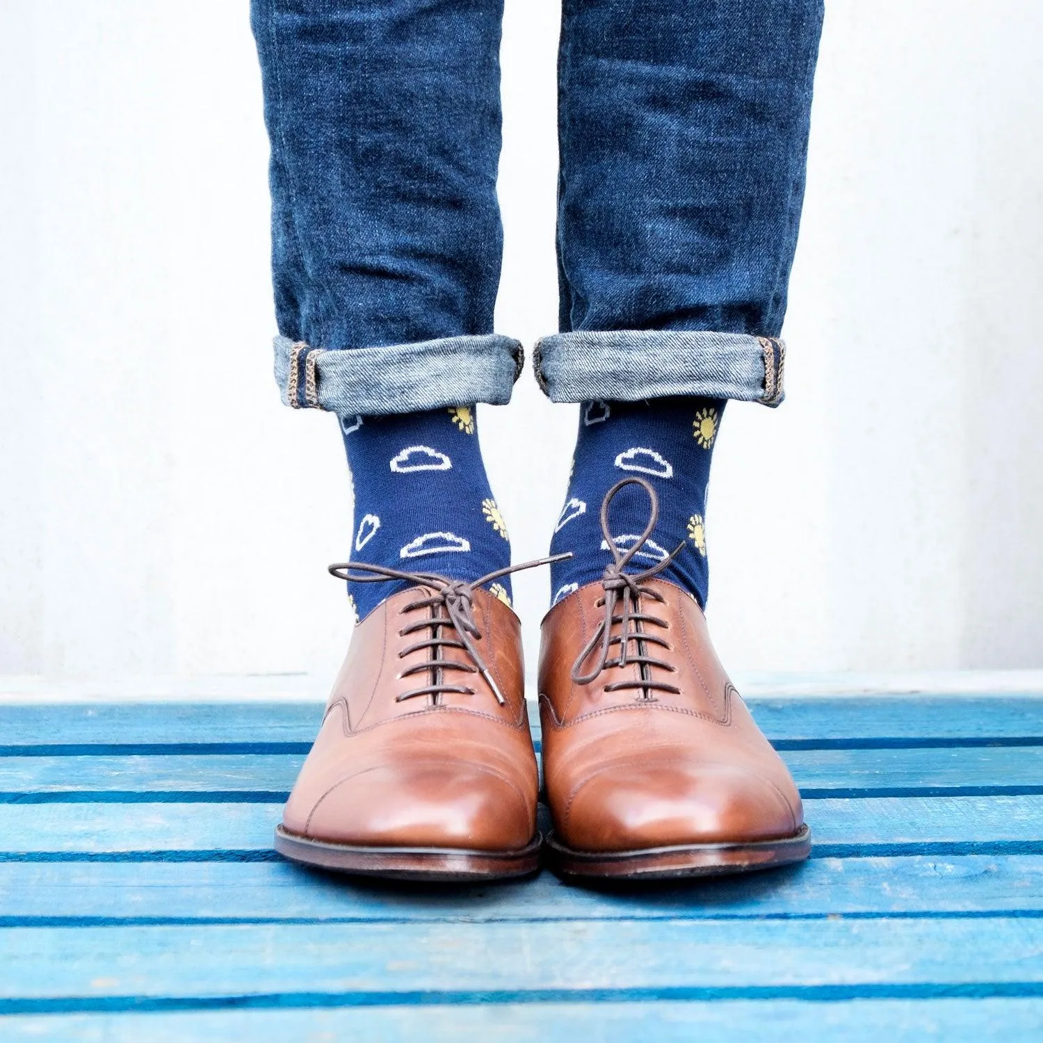 Men's Welsh Weatherman x Corgi Sun Cotton Socks