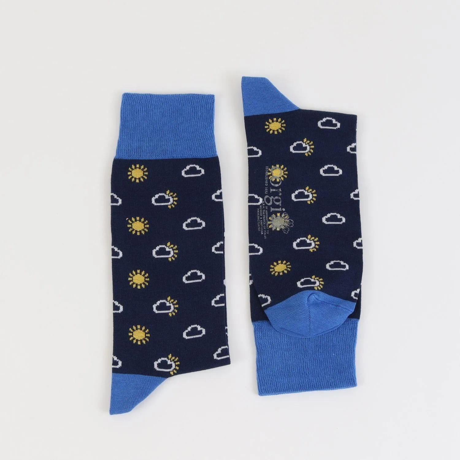 Men's Welsh Weatherman x Corgi Sun Cotton Socks