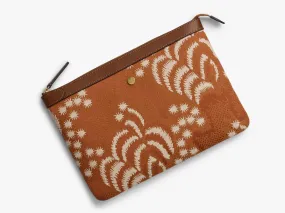 M/S Pouch - Palm Jacquard/Cuoio