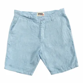 Palm Springs Pale Blue Linen Shorts