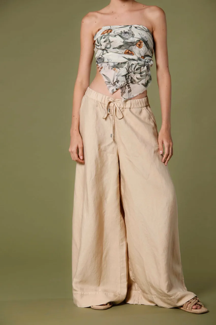 Portofino women's chino pants in linen and tencel relaxed