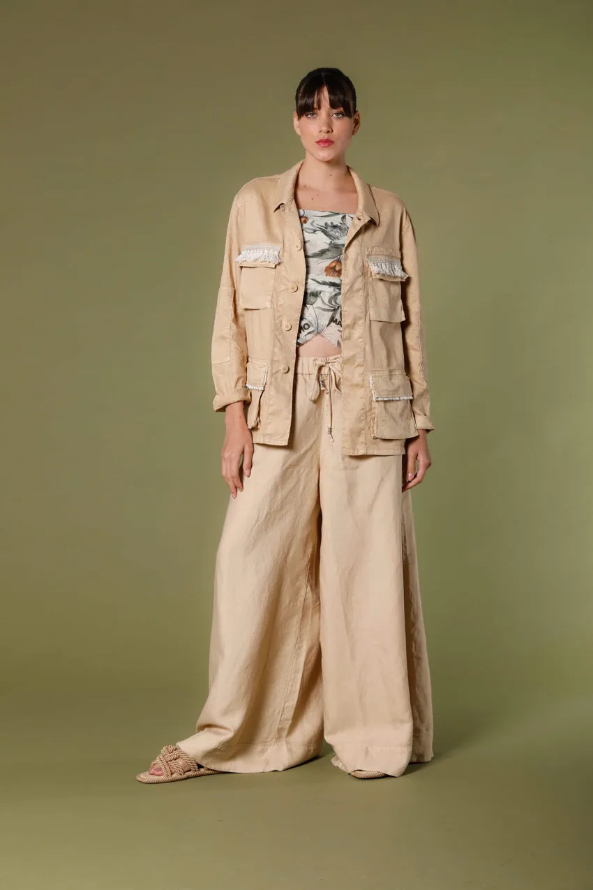 Portofino women's chino pants in linen and tencel relaxed