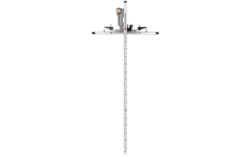 Shinwa 73536 Circular Saw Guide Ruler Foldable T-Slide Slim Shift - 45cm/shaku