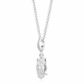Silver Owl Necklace