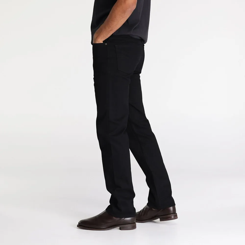 Straight Black Stretch Jeans