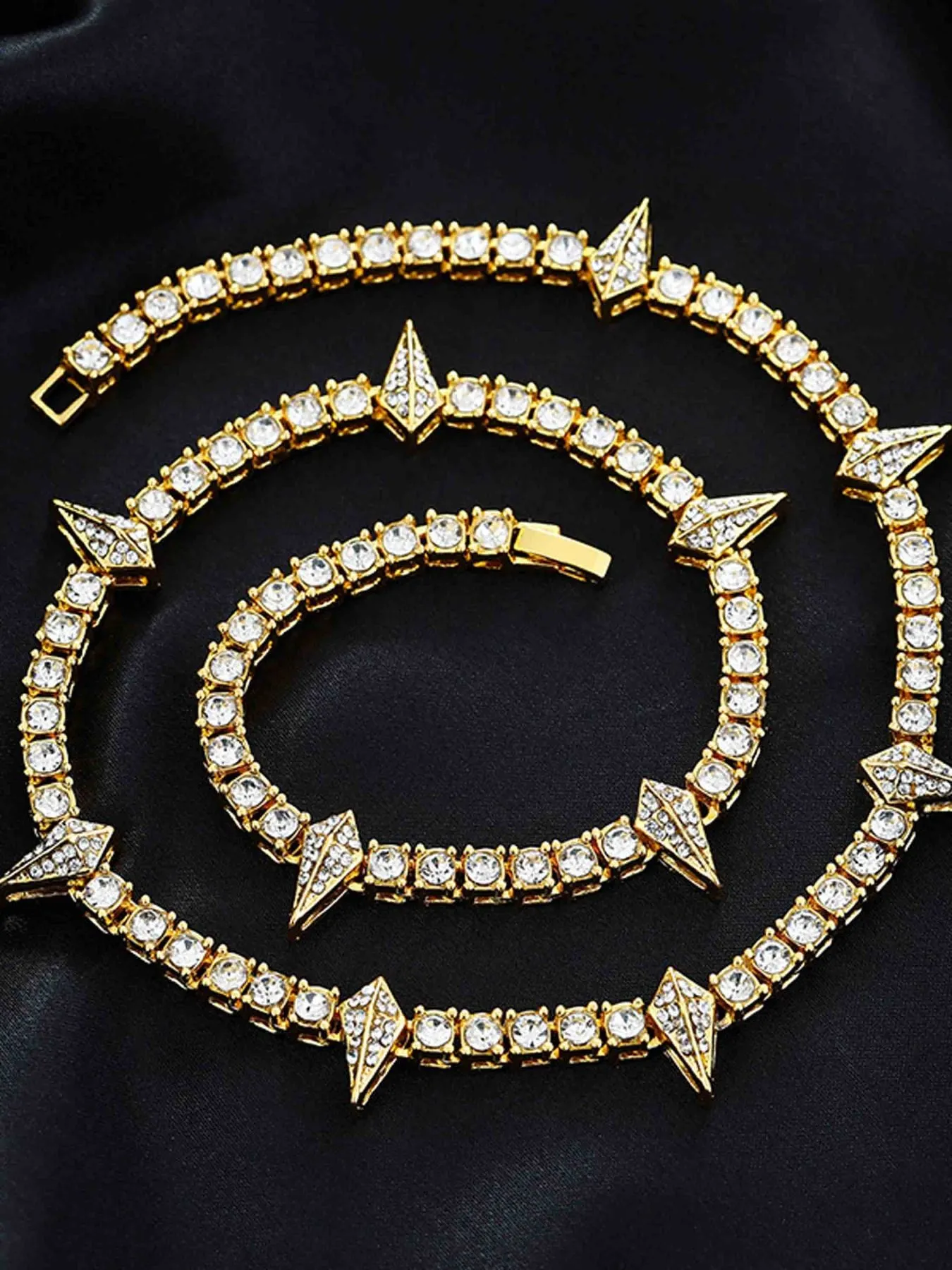 Thesupermade Hip Hop Collarbone Chain Necklace