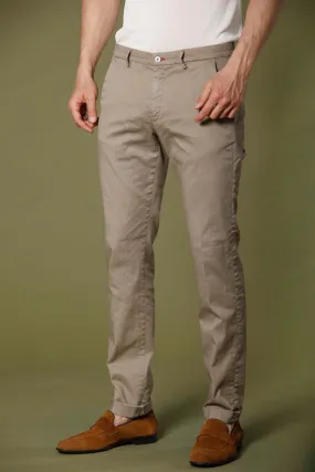 Torino Summer Color men's chino pants in cotton and tencel slim