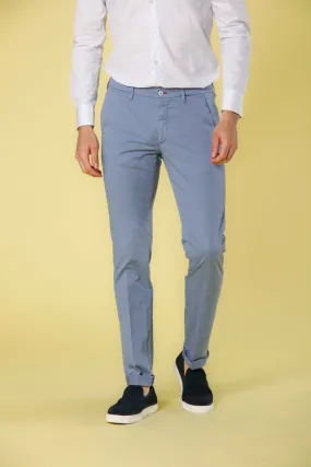 Torino Summer Color men's chino pants in cotton and tencel slim