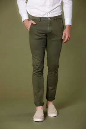 Torino Summer Color men's chino pants in cotton and tencel slim