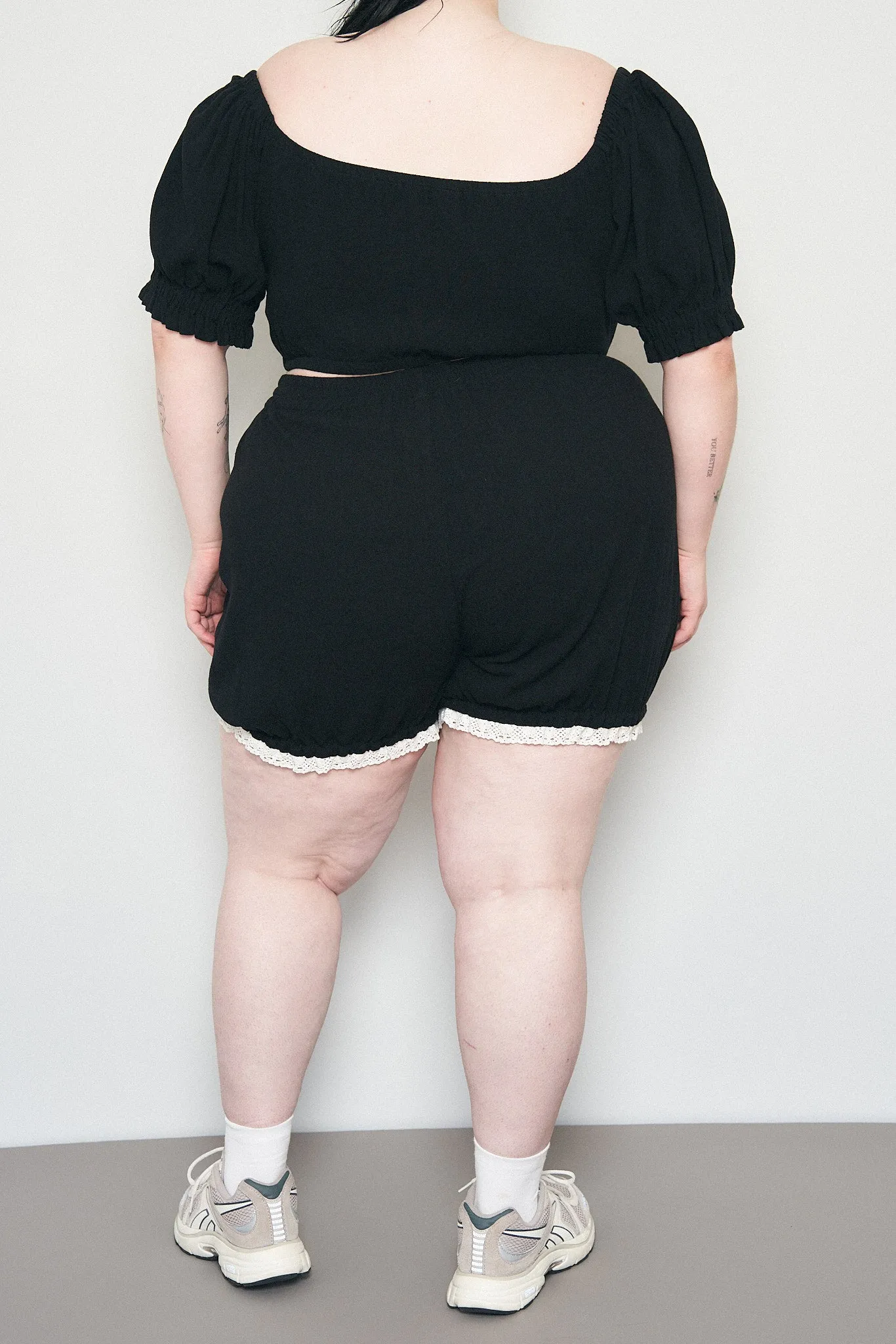 Wench Linen Bloomers Black