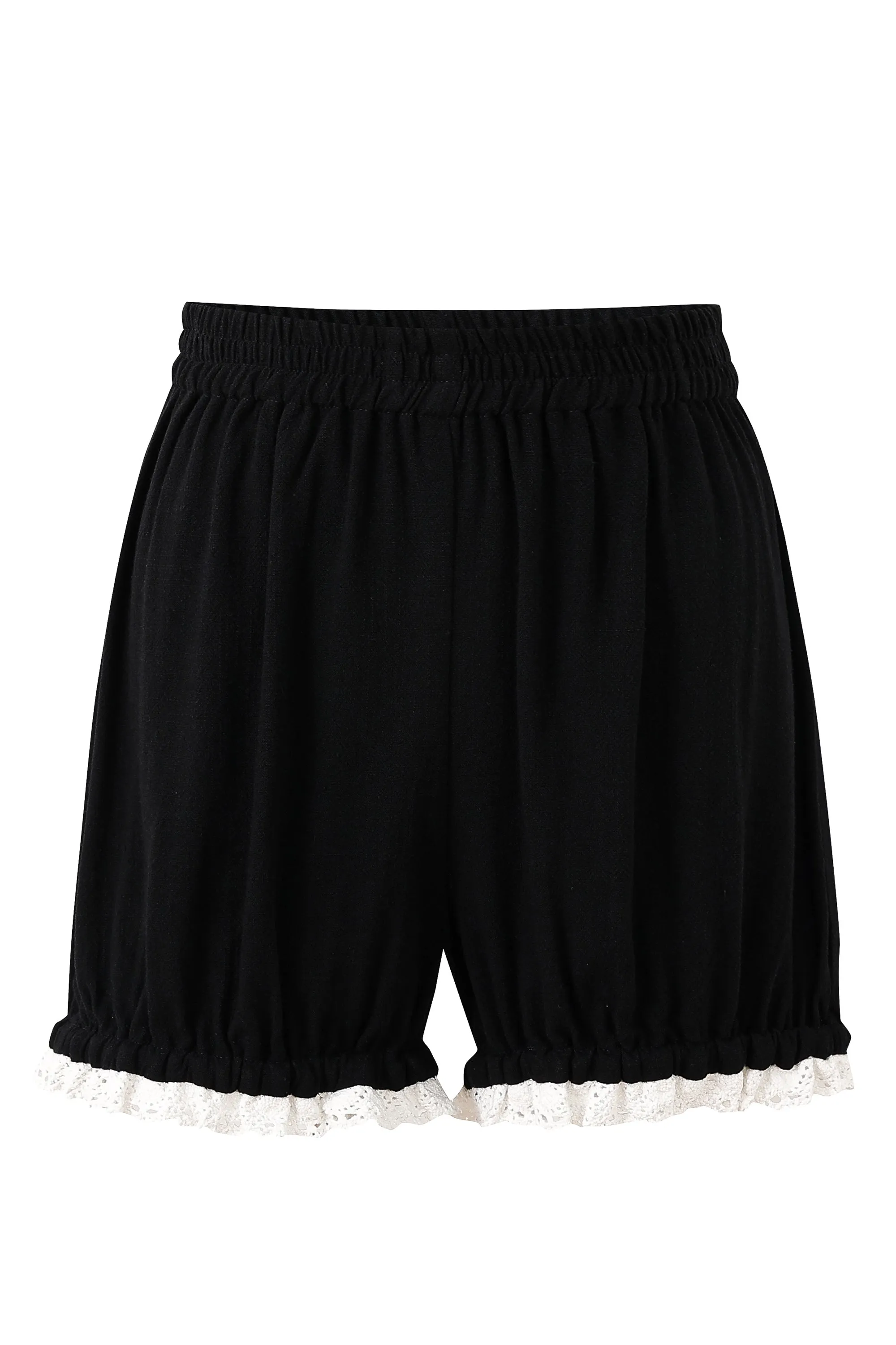 Wench Linen Bloomers Black