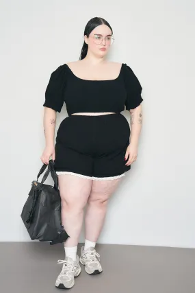 Wench Linen Bloomers Black