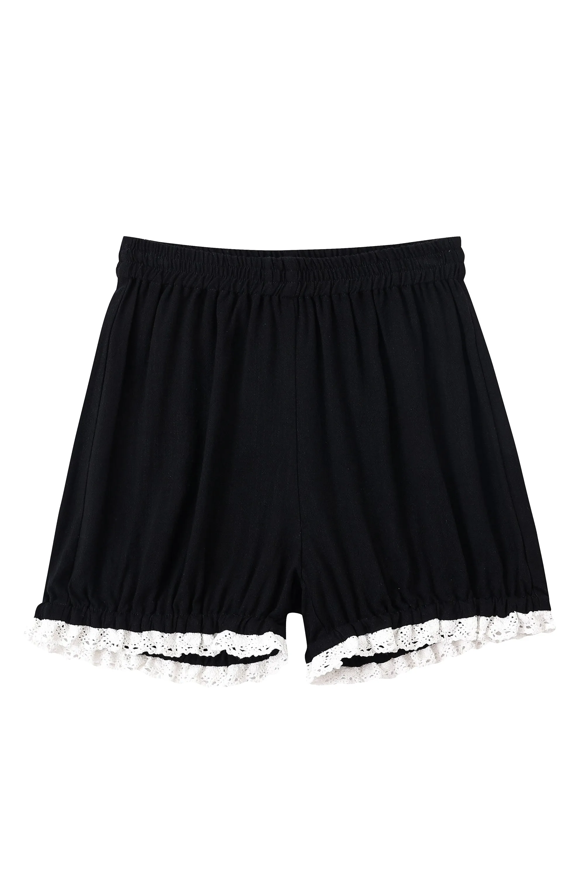 Wench Linen Bloomers Black