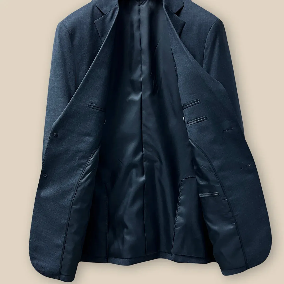 Westwood Hart Dark Grey Sharkskin Suit