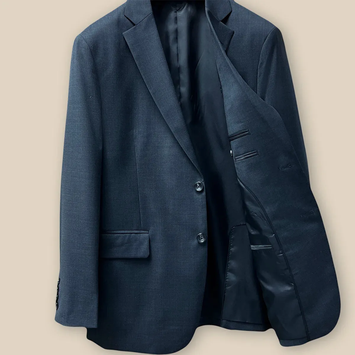 Westwood Hart Dark Grey Sharkskin Suit