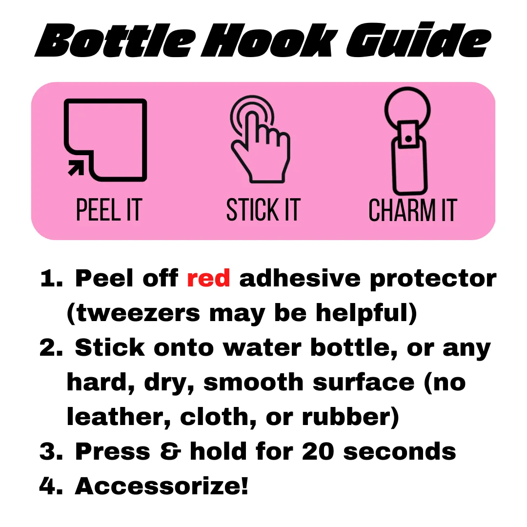 White Square Stick-On Hook
