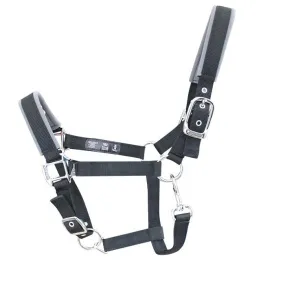 Woof Wear Head Collar and Lead Rope Set - Black